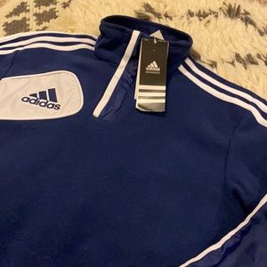NWT Adidas 1/4 zip Fleece, XS